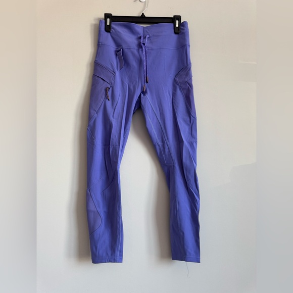 Lululemon Like New Charged Indigo Purple Cargo Super High Rise Hiking Tight - Picture 3 of 7